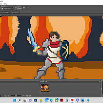 Il mio progetto del corso: Animazione di personaggi in pixel art per videogiochi. Character Animation, Video Games, Pixel Art, and Game Development project by darthfox82 - 10.02.2022