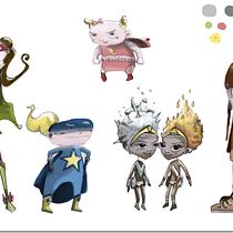 Mon projet du cours : Las ninas superheroe. Traditional illustration, Character Design, Digital Illustration, Children's Illustration, and Narrative project by eleonore_l - 09.13.2022