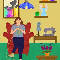 My project for course: Colorful Digital Illustration in Procreate. Traditional illustration, Drawing, Digital Illustration, and Digital Drawing project by Liliana Espinosa - 09.14.2022