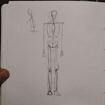 Mi proyecto del curso: Dibujo anatómico para principiantes. Fine Arts, Sketching, Pencil Drawing, Drawing, Realistic Drawing, and Figure Drawing project by Juan Miguel Atencia Quintero - 09.10.2022
