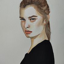 Il mio progetto del corso: Ritratto ad acquerello a partire da una fotografia. Traditional illustration, Watercolor Painting, and Portrait Drawing project by eva_rock80 - 09.14.2022