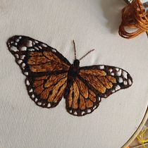 Mi proyecto del curso: Técnicas de bordado realista. Traditional illustration, Embroider, and Textile Design project by Narciso Mendoza - 09.14.2022