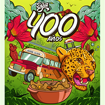 BGA 400 AÑOS. Un progetto di Illustrazione tradizionale, Illustrazione vettoriale, Design di poster  e Illustrazione digitale di Juan Fuentes - 15.09.2022