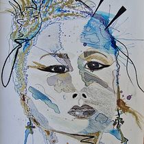 My project for course: Experimental Portraiture with Ink, Tea and Alcohol. Fine Arts, Painting, Drawing & Ink Illustration project by pamfrench.tcl - 09.15.2022