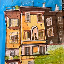 Final projec t. Sketching, Drawing, Architectural Illustration, Sketchbook & Ink Illustration project by alinorms - 09.15.2022
