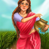 My project for course: Digital Portraits: Draw Female Characters in Natural Light. Un proyecto de Diseño de personajes e Ilustración digital de rai_biswas0405 - 13.09.2022