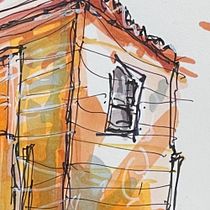 My project for course: Expressive Architectural Sketching with Colored Markers. Sketching, Drawing, Architectural Illustration, Sketchbook & Ink Illustration project by Alan Graham - 09.12.2022