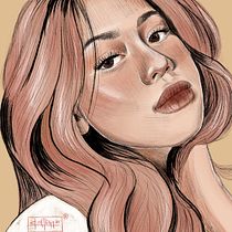 My project for course: Illustrated Portraits with Procreate. Ilustração tradicional, Ilustração vetorial, Ilustração digital, e Desenho de retrato projeto de Dionesia Ortega - 14.09.1997