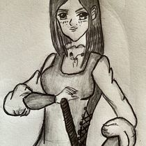 Meu projeto do curso: Criação de personagens de mangá. Traditional illustration, Character Design, Comic, and Manga project by amandadjr53 - 09.15.2022