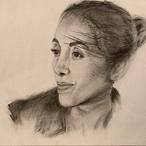My project for course: Artistic Charcoal Portraiture: Creating Atmosphere. Ilustração tradicional, Artes plásticas, Desenho, Desenho de retrato, Desenho realista, e Desenho artístico projeto de anazambranag - 15.09.2022