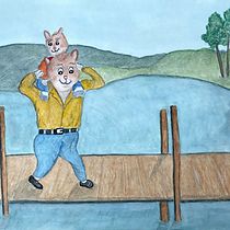 Mi proyecto del curso: Creación de personajes animales en acuarela para libros infantiles. Traditional illustration, Fine Arts, Painting, Drawing, Watercolor Painting, Children's Illustration, and Narrative project by alvaromonguia - 09.08.2022