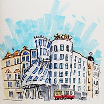 My project for course: Expressive Architectural Sketching with Colored Markers. Sketching, Drawing, Architectural Illustration, Sketchbook & Ink Illustration project by tensai10 - 09.15.2022