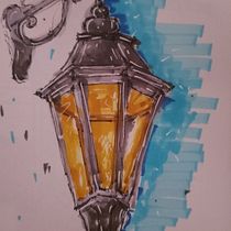 Il mio progetto del corso: Disegno architettonico espressivo con pennarelli colorati. Sketching, Drawing, Architectural Illustration, Sketchbook & Ink Illustration project by marta_mantova71 - 09.13.2022