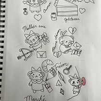 My project for course: Kawaii-Style Story Illustration. Traditional illustration, Character Design, Digital Illustration, and Manga project by emonparks94 - 09.16.2022