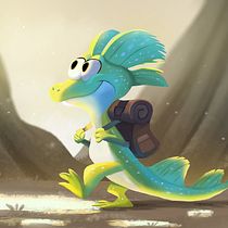 My project for course: Character Design: Illustrate an Expressive Creature. Traditional illustration, Character Design, Drawing, and Digital Illustration project by Kevin - 09.16.2022