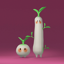 Meu projeto do curso: Criação de personagens Kawaii em 3D com Blender Ein Projekt aus dem Bereich Traditionelle Illustration, Design von Figuren, Digitale Illustration, 3-D-Modellierung und Manga von Wesley Carvalho - 16.09.2022