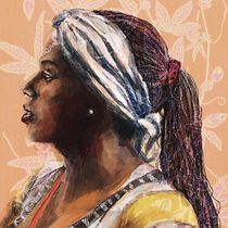 Meu projeto do curso: Retrato Ilustrado com Procreate. Ilustração tradicional, Ilustração vetorial, Ilustração digital, e Desenho de retrato projeto de Marta Magalhaes - 11.09.2022