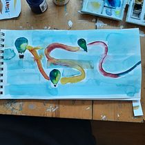 My project for course: Creative Watercolor Sketching for Beginners. Traditional illustration, Sketching, Creativit, Drawing, Watercolor Painting, and Sketchbook project by lhurson - 09.16.2022
