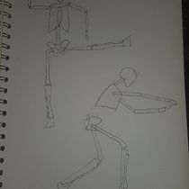Mi proyecto del curso: Dibujo anatómico para principiantes. Fine Arts, Sketching, Pencil Drawing, Drawing, Realistic Drawing, Figure Drawing, Traditional illustration, and Design project by Ian Oviedo - 09.14.2022