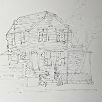 Andy's project for Expressive Architectural Sketching with Colored Markers. Sketching, Drawing, Architectural Illustration, Sketchbook & Ink Illustration project by lepidoptera88 - 09.16.2022