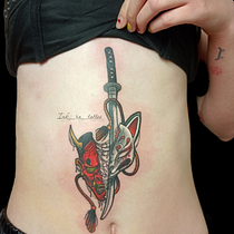 My project for course: Artistic Tattoos in Full Color. Een project van Traditionele illustratie,  Tekening, Digitale illustratie,  Tatoeageontwerp y Digitale tekening van Aleksandra Drakula - 17.09.2022