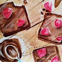 Mi proyecto del curso:  Ilustración gastronómica con acuarela. Projekt z dziedziny Trad, c, jna ilustracja,  Sztuki piękne,  Malarstwo i Malowanie akwarelą użytkownika sabrina_paula_garcia - 17.09.2022
