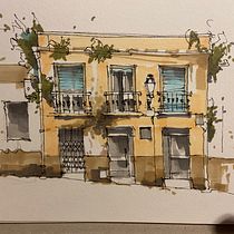 My project for course: Expressive Architectural Sketching with Colored Markers. Sketching, Drawing, Architectural Illustration, Sketchbook & Ink Illustration project by j_e_byrne - 09.18.2022