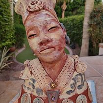 "Indigenous" My project for course: Introduction to Clay Figurative Sculpture. Escultura, e Artes plásticas projeto de Kim Groff - 11.09.2022