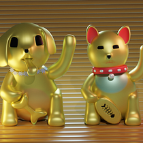 Tihar y Gato de la suerte japones . 3D, Design de personagens, Modelagem 3D, Design de personagens 3D, e 3D Design projeto de erickurena93 - 12.09.2022