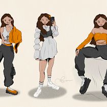 My project for course: Drawing Appealing Characters with Personality. Projekt z dziedziny Projektowanie postaci, Sketching,  R, sunek, Stor, telling, Stor, board,  R, sunek art, st, czn i Narracja użytkownika chane_diedericks - 19.09.2022