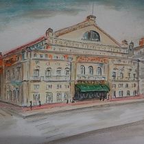 Mi proyecto del curso: Dibujo arquitectónico con acuarela y tinta. Sketching, Drawing, Watercolor Painting, Architectural Illustration, Sketchbook & Ink Illustration project by Alejandra Luna - 09.18.2022