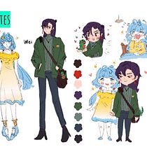 My project for course: Creating an Illustrated Brand: From the Idea to Merchandising. Un projet de Illustration traditionnelle, Br, ing et identité, Conception de personnages et Illustration numérique de Jiaxin Lim - 19.09.2022