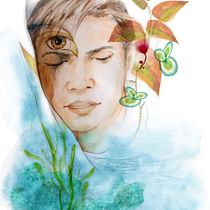 Alicia Correa: mi proyecto del curso: Retrato ilustrado en acuarela. Un projet de Illustration traditionnelle, Beaux Arts, Peinture, Dessin, Aquarelle, Dessin de portrait , et Dessin artistique de alletheia - 19.09.2022