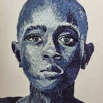 My project for course: Realistic Embroidered Portraiture: Tell Stories with Color. Embroider, and Textile Design project by s.dupriez - 09.18.2022