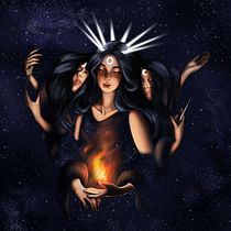 Triple Goddess Ein Projekt aus dem Bereich Traditionelle Illustration, Digitale Illustration und Digitale Malerei von sonfitch14 - 17.09.2022