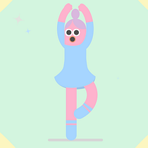 La bailarina Carolina. Motion Graphics, 3D, Animation, 3D Animation, 3D Character Design, and 3D Design project by Sol Cobas - 09.19.2022