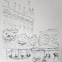 Mi proyecto del curso: Dibujo arquitectónico con acuarela y tinta. Sketching, Drawing, Watercolor Painting, Architectural Illustration, Sketchbook & Ink Illustration project by carmenbetica1999 - 09.19.2022