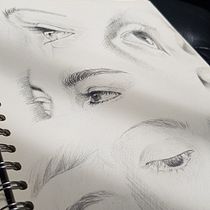 Mi proyecto del curso: Sketchbook de retrato: explora el rostro humano . % Felipe Londoño Gómez tarafından hazırlanan Eskiz çizimi, Çizim, Portre Çizimi, Ve Eskiz defteri projesi - 09.14.2022