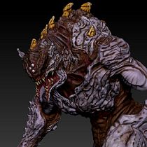 My project for course: Sculpting in ZBrush: From Concept Art to the Final Creature. 3D, 3D Modeling, Video Games, Concept Art, and 3D Character Design project by Chris Sandell - 09.12.2022