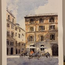 My project for course: Modern Techniques for Watercolor Cityscapes. Un progetto di Pittura e Pittura ad acquerello di d_feldman1 - 20.09.2022