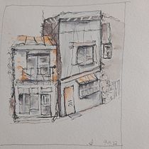 Advice for project for architectural sketching with markers. Een project van  Schetsen,  Tekening,  Architecturale illustratie, Sketchbook y  Illustratie met inkt van tsalliet11 - 20.09.2022