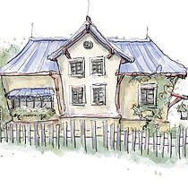 Mein Abschlussprojekt für den Kurs: Expressive Architekturskizzen mit Markern. Sketching, Drawing, Architectural Illustration, Sketchbook & Ink Illustration project by Anne - 09.20.2022