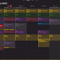 Meu projeto do curso: Organização de agenda para gestão de tempo e energia. Creative Consulting, Design Management, Marketing, Management, and Productivit project by Belle Mojás - 09.19.2022