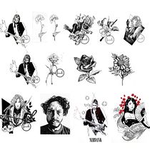Mi proyecto del curso: Diseño de tatuajes Blackwork. Projekt z dziedziny Trad, c, jna ilustracja, Ilustracja c, frowa i Projektowanie tatuaż użytkownika Leonardo Rodríguez Mendieta - 21.09.2022