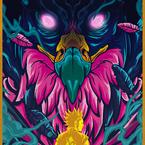 Mi proyecto del curso: Ilustración vectorial: más volumen y rock and roll. Un progetto di Illustrazione tradizionale, Illustrazione vettoriale, Design di poster  e Illustrazione digitale di Daniel Jiménez - 21.09.2022