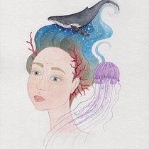 Il mio progetto del corso: Tecniche ad acquerello per illustrazioni da sogno. Projekt z dziedziny Trad, c, jna ilustracja,  R, sunek, Malowanie akwarelą, Ilustracja w i dawnicza użytkownika Sara Scheggi - 21.09.2022