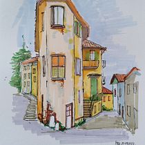 Mój projekt z kursu: Rysunek architektoniczny: kolor i artystyczna ekspresja. Een project van  Tekening,  Architecturale illustratie, Sketchbook,  Schetsen y  Illustratie met inkt van Mariola Szymańska - 21.09.2022