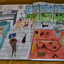 Mon projet du cours : Carnet de croquis pour explorer votre style de dessin. Un proyecto de Ilustración tradicional, Bocetado, Creatividad, Dibujo, Pintura a la acuarela, Sketchbook y Pintura gouache de tatevik - 21.09.2022