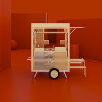 Progetto Carretto "Triscele". Un progetto di 3D, Design e creazione di mobili, Design industriale, Product design e Progettazione 3D di Nicolas Apostolico - 04.07.2022