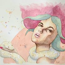 My project for course: Expressive Watercolor Portraits. Un progetto di Illustrazione tradizionale, Belle arti, Pittura, Pittura ad acquerello e Disegno di ritratti di Richard McDonald - 21.09.2022
